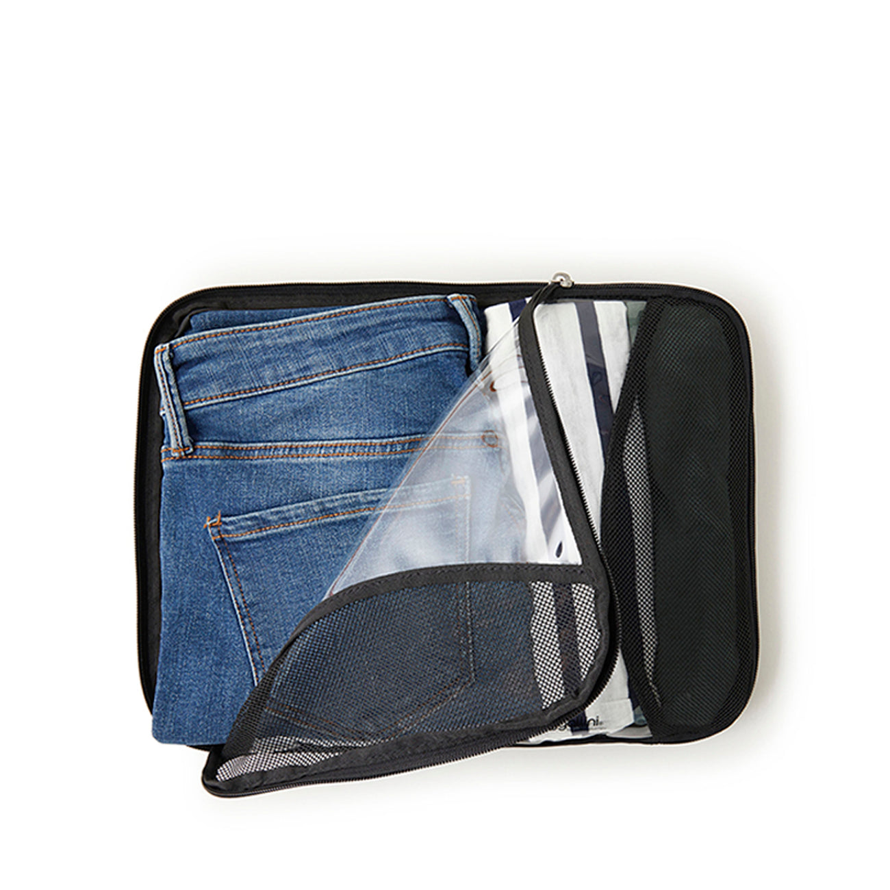 Carry-On Essentials: Convertible Backpack + Crossbody + Packing Cubes