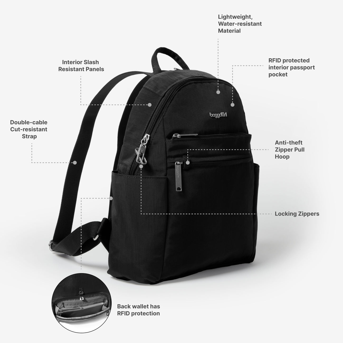 Securtex® Anti-Theft Vacation Backpack