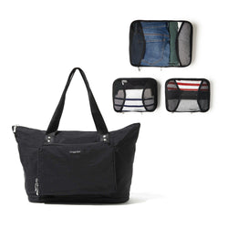Product Image for Packable Tote + 3 Packing Cubes Travel Bundle