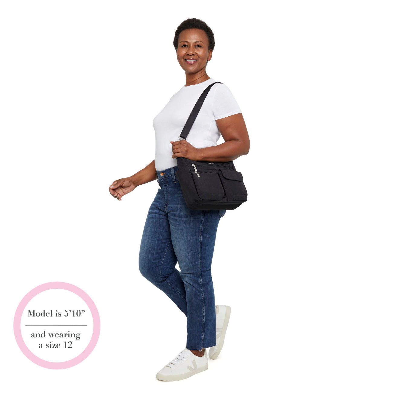Modern Everywhere Hobo Crossbody Bag with Wristlet